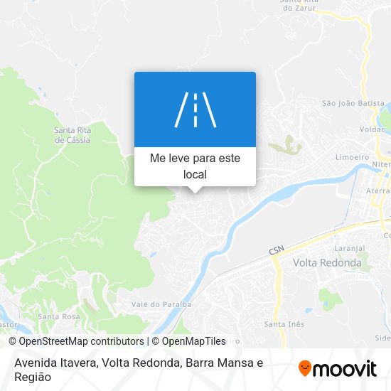 Avenida Itavera mapa