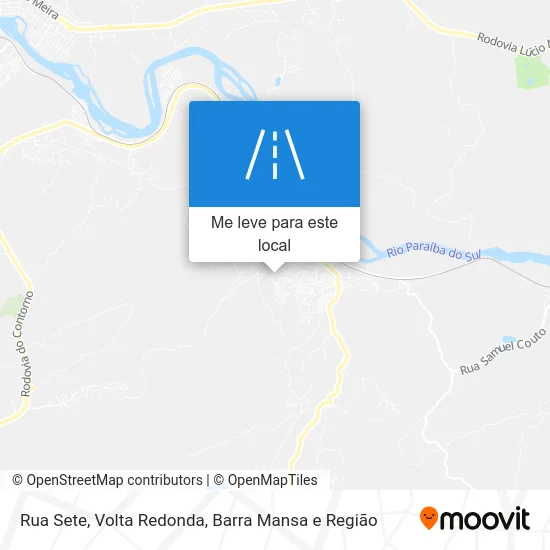 Rua Sete mapa