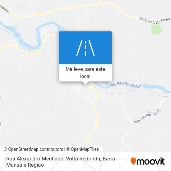 Rua Alexandro Mechado mapa