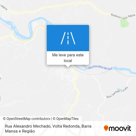 Rua Alexandro Mechado mapa