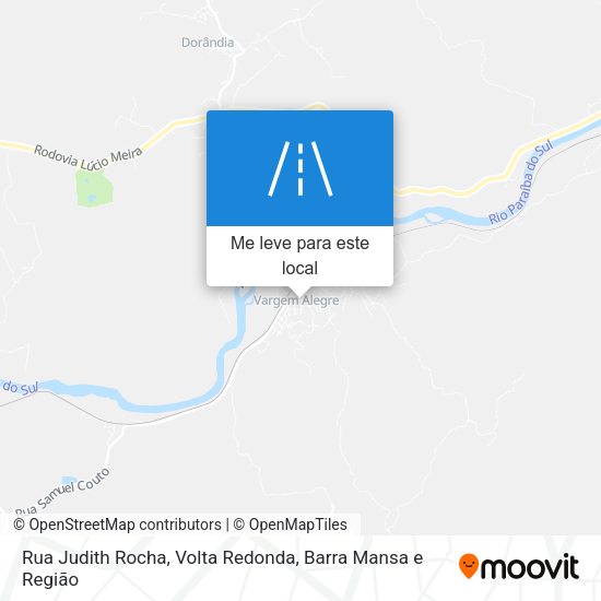 Rua Judith Rocha mapa
