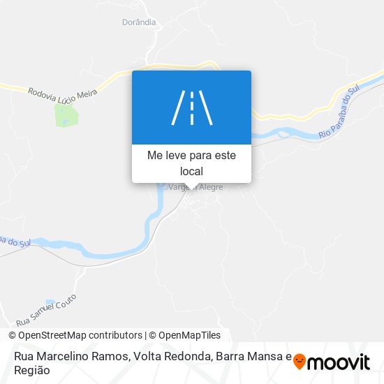 Rua Marcelino Ramos mapa