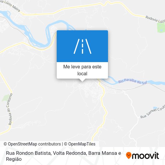 Rua Rondon Batista mapa