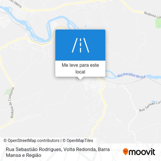 Rua Sebastião Rodrigues mapa