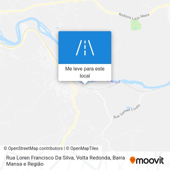Rua Loren Francisco Da Silva mapa