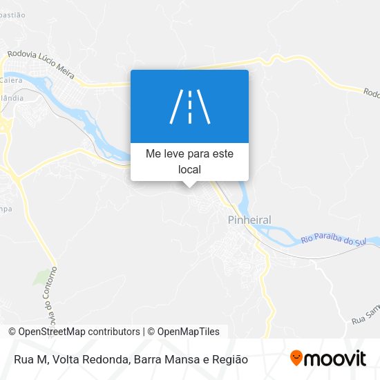 Rua M mapa