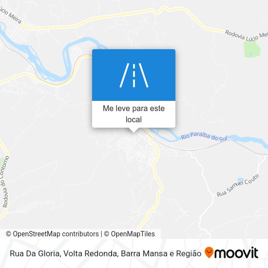 Rua Da Gloria mapa
