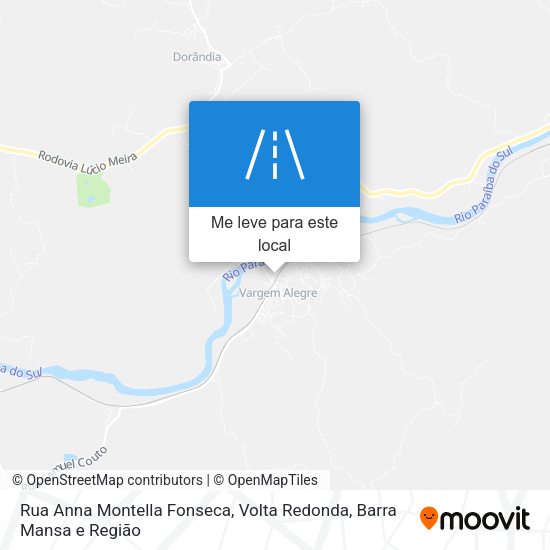 Rua Anna Montella Fonseca mapa