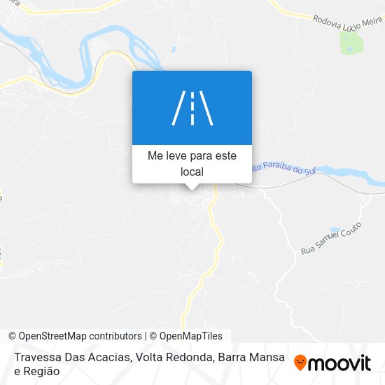 Travessa Das Acacias mapa