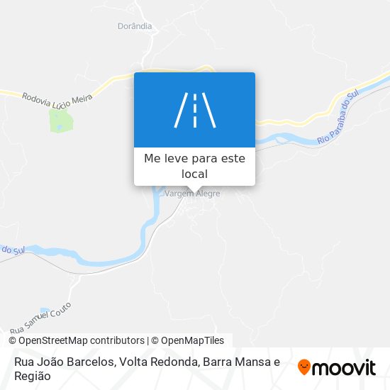 Rua João Barcelos mapa