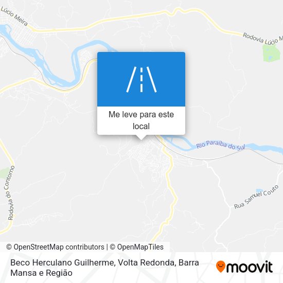 Beco Herculano Guilherme mapa