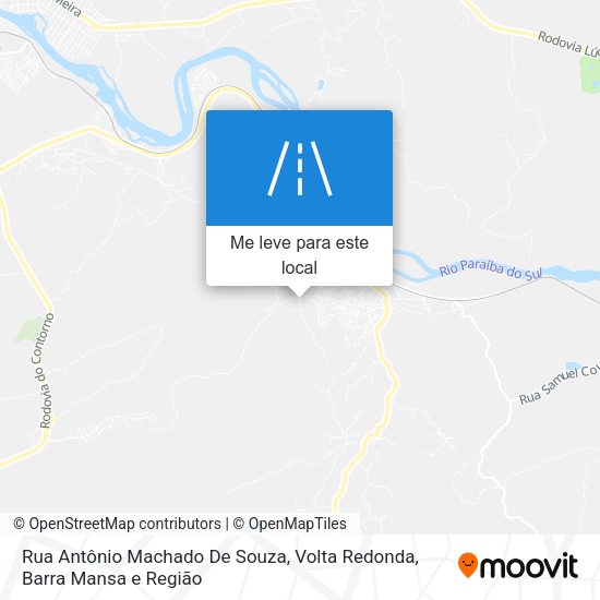 Rua Antônio Machado De Souza mapa