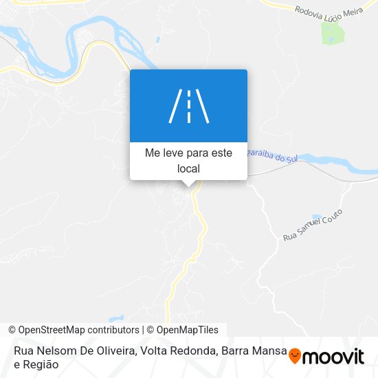 Rua Nelsom De Oliveira mapa