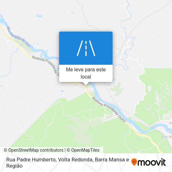 Rua Padre Humberto mapa