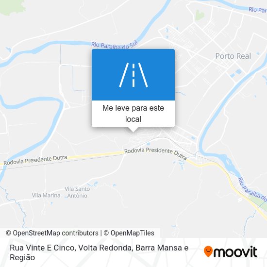 Rua Vinte E Cinco mapa
