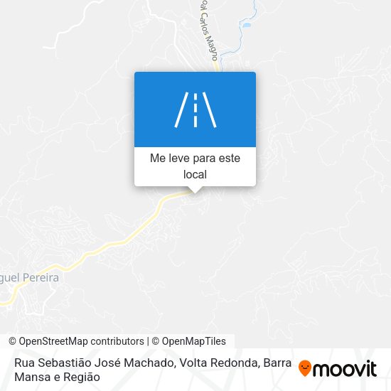 Rua Sebastião José Machado mapa