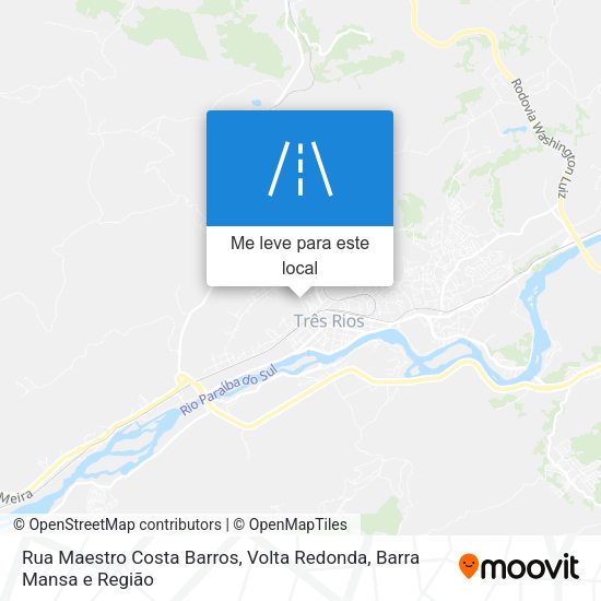 Rua Maestro Costa Barros mapa