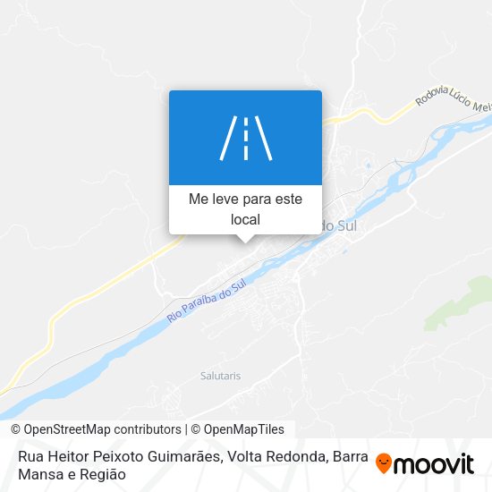 Rua Heitor Peixoto Guimarães mapa