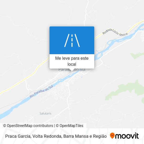 Praca Garcia mapa