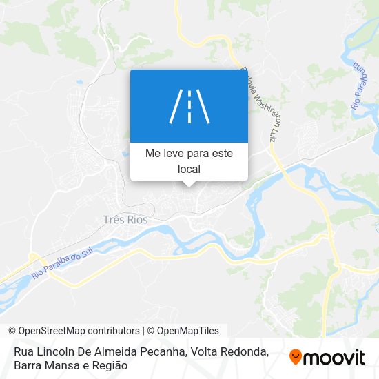 Rua Lincoln De Almeida Pecanha mapa