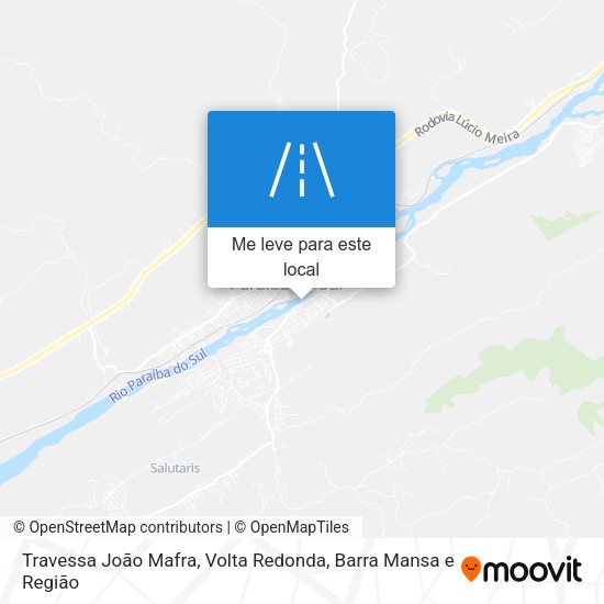 Travessa João Mafra mapa