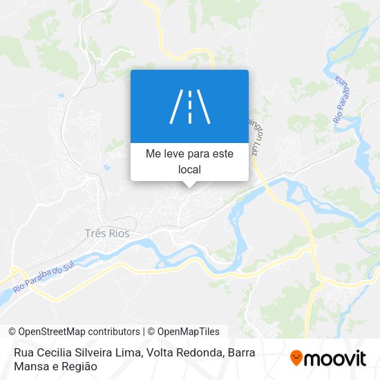 Rua Cecilia Silveira Lima mapa