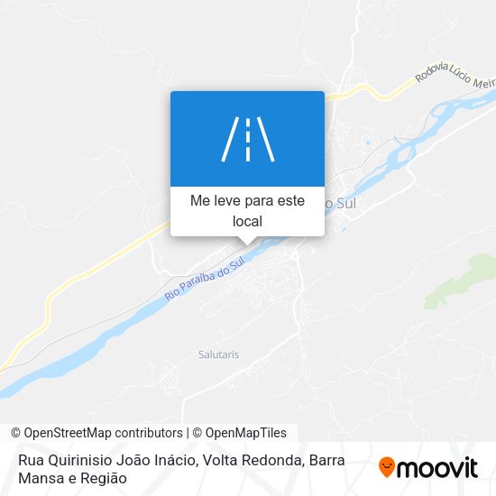 Rua Quirinisio João Inácio mapa