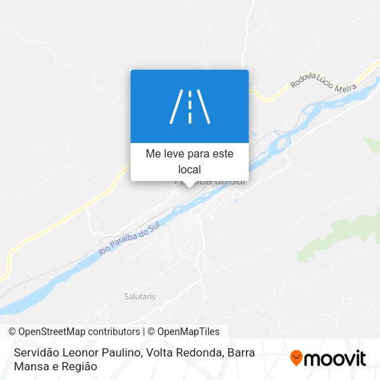 Servidão Leonor Paulino mapa