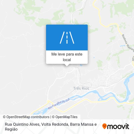 Rua Quintino Alves mapa