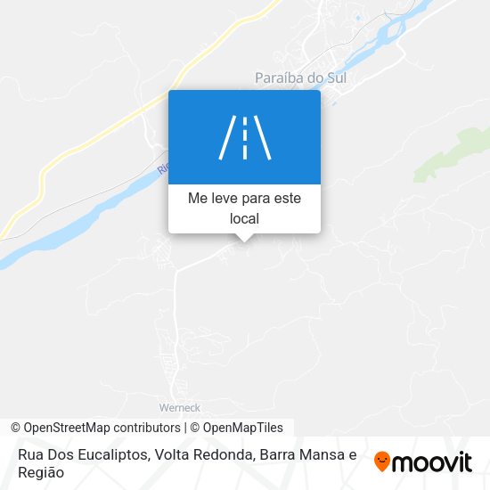 Rua Dos Eucaliptos mapa