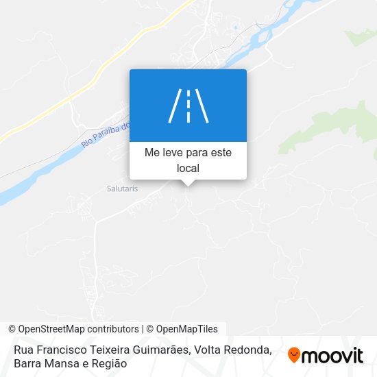 Rua Francisco Teixeira Guimarães mapa