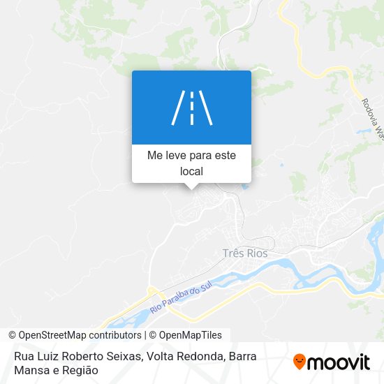 Rua Luiz Roberto Seixas mapa