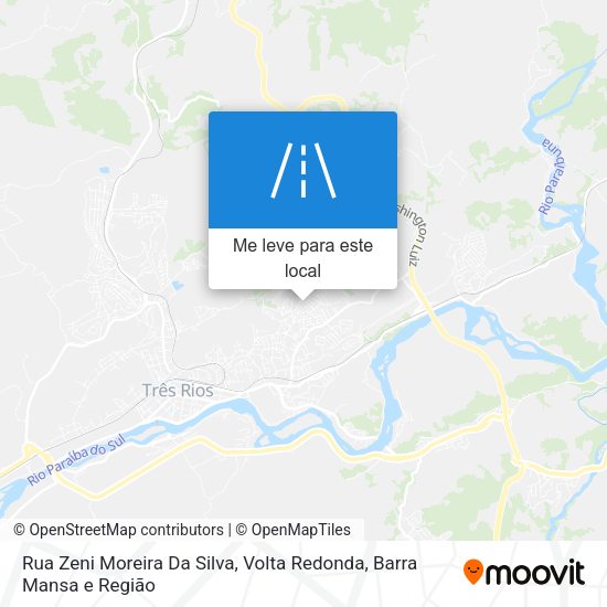 Rua Zeni Moreira Da Silva mapa