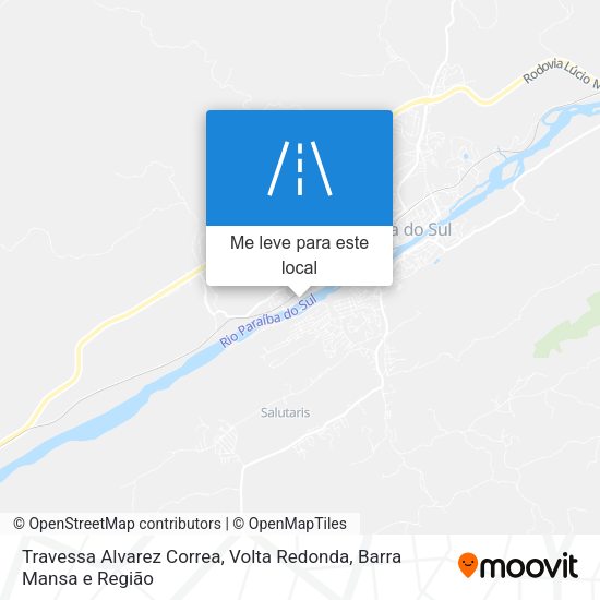 Travessa Alvarez Correa mapa