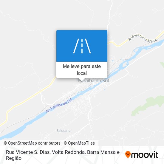 Rua Vicente S. Dias mapa