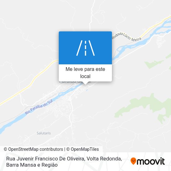 Rua Juvenir Francisco De Oliveira mapa