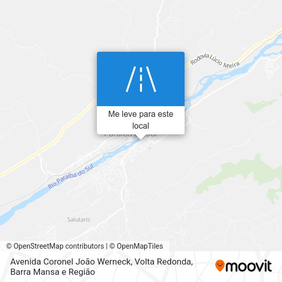 Avenida Coronel João Werneck mapa