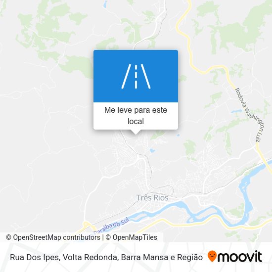 Rua Dos Ipes mapa