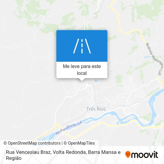 Rua Venceslau Braz mapa