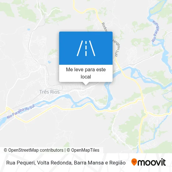 Rua Pequeri mapa