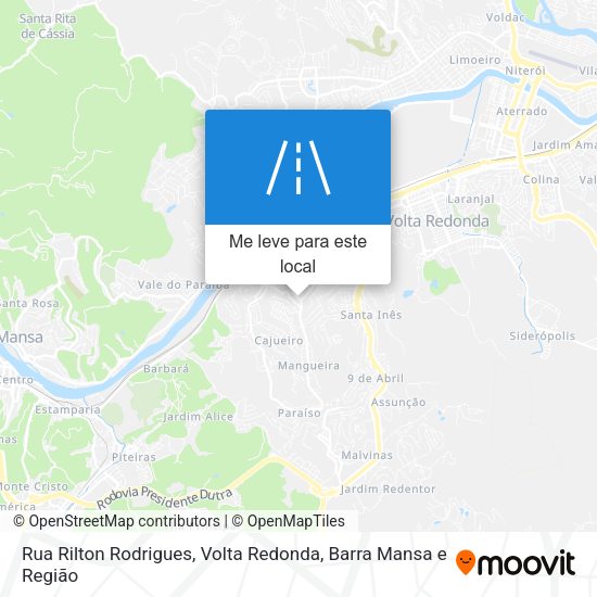 Rua Rilton Rodrigues mapa