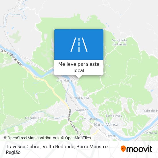 Travessa Cabral mapa