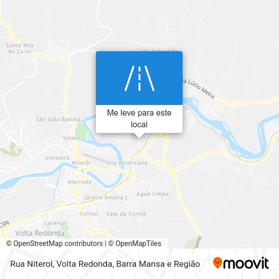 Rua Niterol mapa