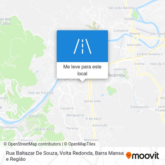 Rua Baltazar De Souza mapa