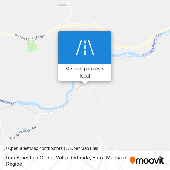 Rua Ernestina Gloria mapa