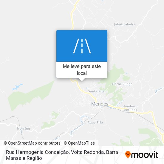 Rua Hermogenia Conceição mapa
