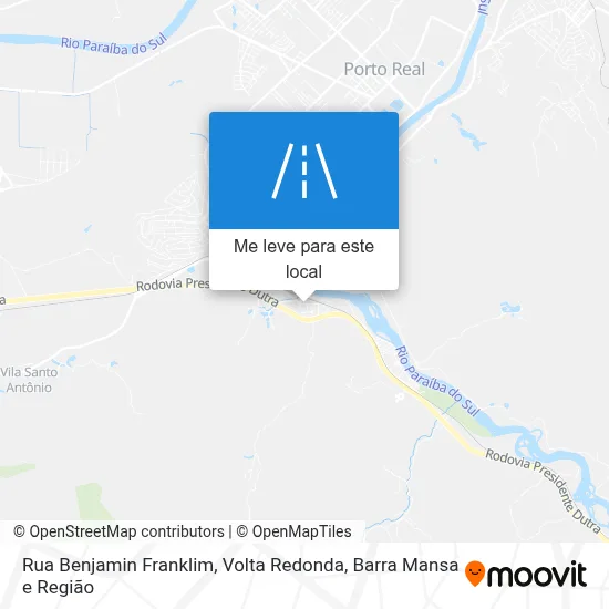 Rua Benjamin Franklim mapa