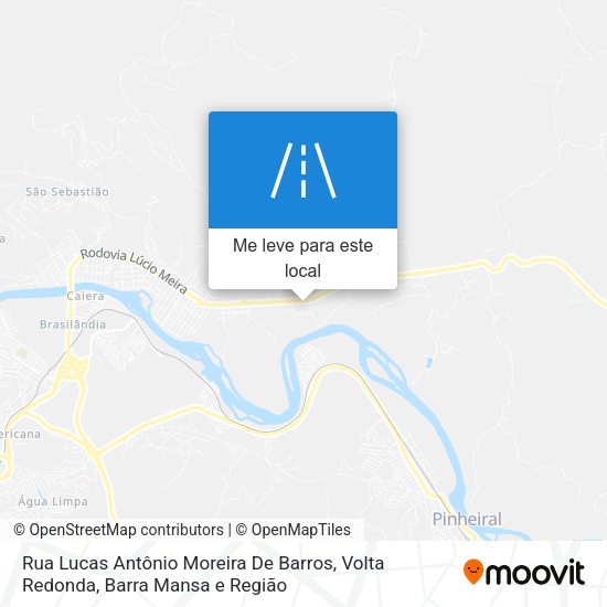 Rua Lucas Antônio Moreira De Barros mapa