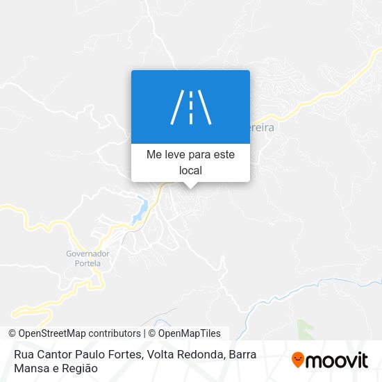 Rua Cantor Paulo Fortes mapa