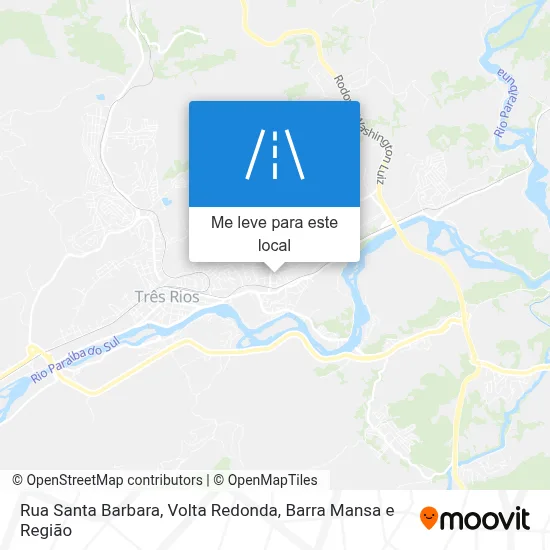 Rua Santa Barbara mapa